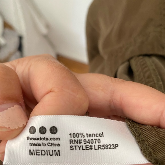 Three dots anthropologie utility shirt dress - Picture 3 of 12